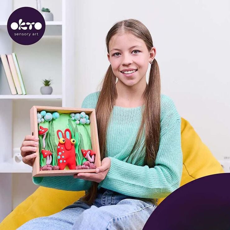 Okto DIY Pintura creativa sensorial 3D Trol