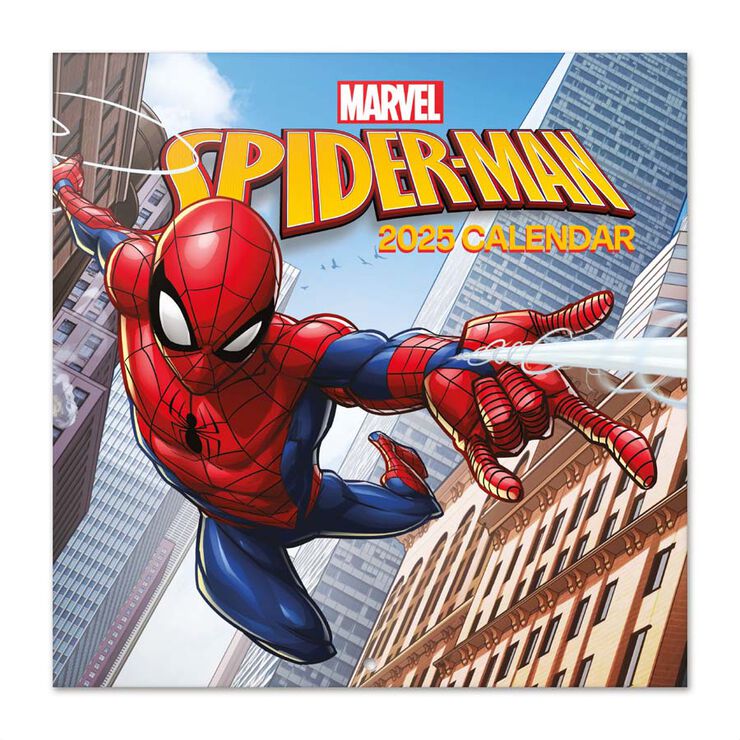Calendari Paret 2025 30x30cm Marvel Spiderman