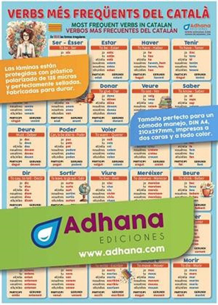 ADHAC Verbs més freqüents del català
