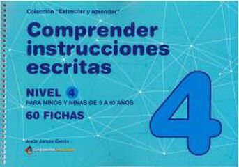 COMPRENDER INSTRUCCIONES ESCRITAS - NIVEL 4 COMPRENDER INSTRUCCIONES ESCRITAS - NIVEL 4
