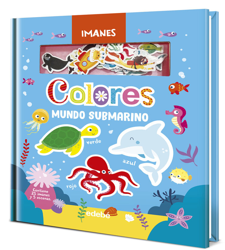 Libro de imanes: Colores del mundo submarino
