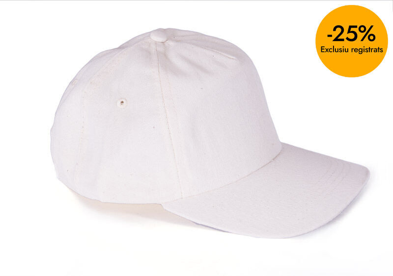 Gorra amb visera Neo 19cm per d'ecorar