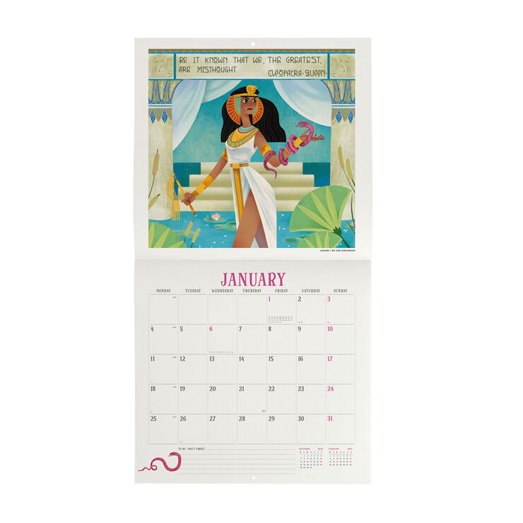 Calendario Legami 30x29 Pared Inspirewomen Multiling&uuml;e 2027