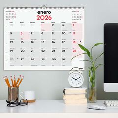 Calendario pared Finocam Mixto XL 2026 castellano