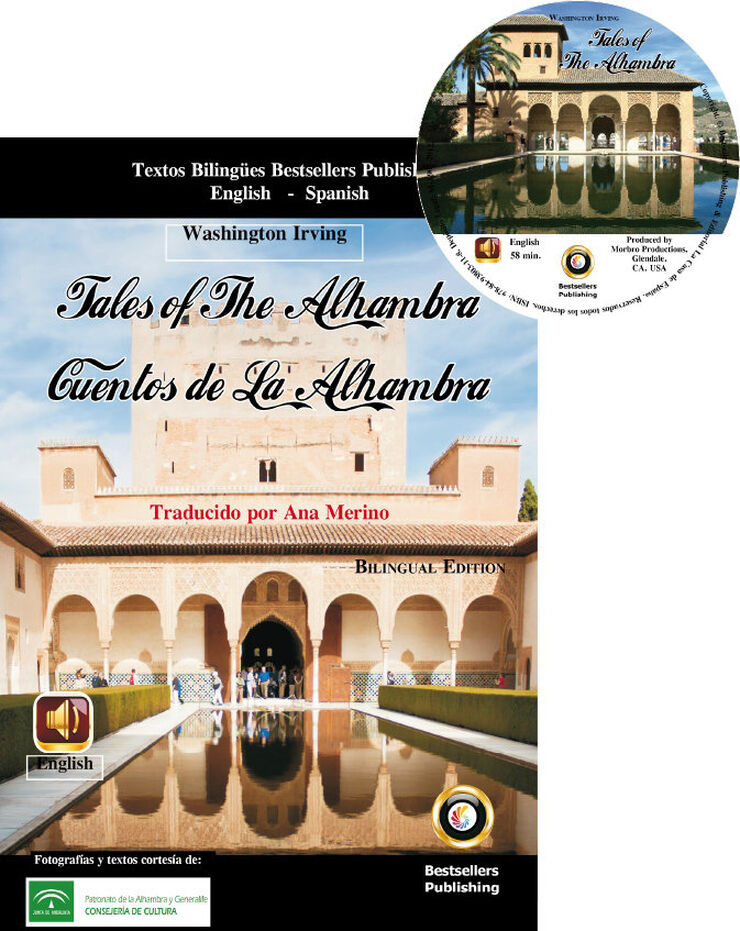 Cuentos de La Alhambra / Tales of the Alhambra (Bilingüe) + CD (Inglés)