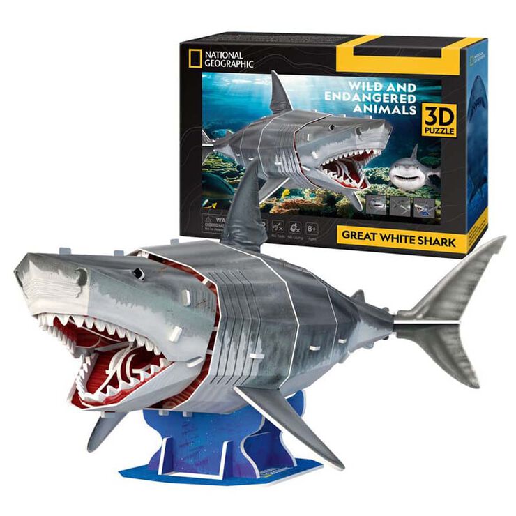 Puzle 3D National Geographic Gran Tauró Blanc
