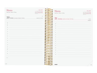 Agenda Finocam Design Collection Dia P&agrave;gina 2027 Castell&agrave; Lema