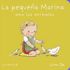 La pequeña Marina ama a los animales La pequeña Marina ama a los animales
