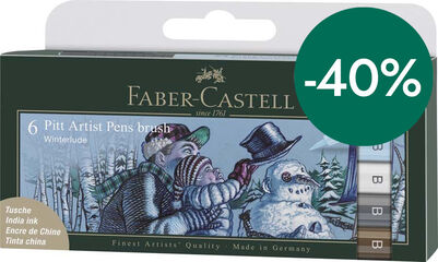 Pitt Artist Pen brush Winterlude 6 colores