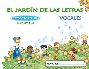 LECTOESCRITURA VOCALES MAY&Uacute;SCULAS INFANTIL 4 ANYS Algaida Quaderns 9788498776034