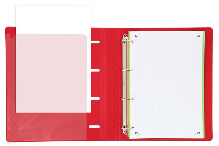 Carpeta Oxford Europeanbinder Live & Go A4 + recanvi vermell