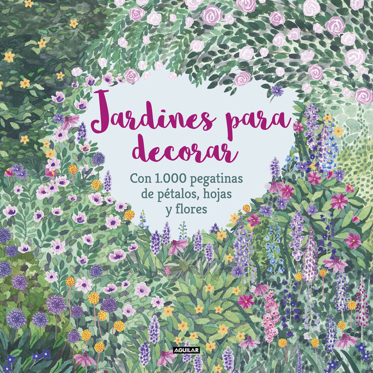 Jardines para decorar con 1.000 pegatinas de p&eacute;talos, hojas y flores