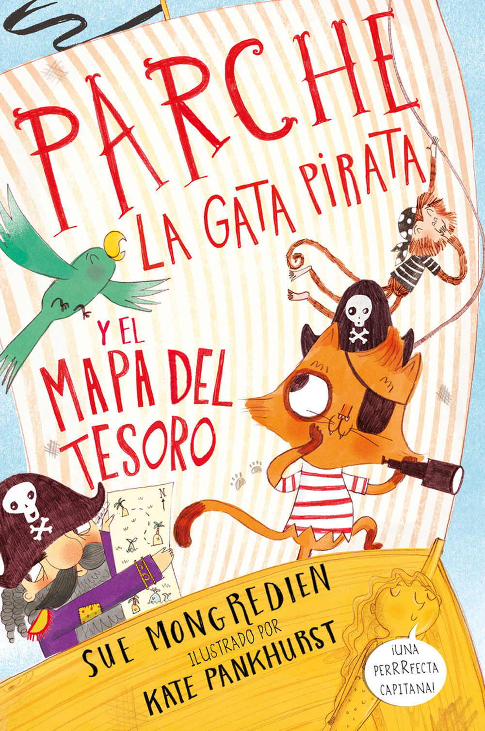 Parche, la gata pirata y el mapa del tesoro