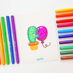 Retoladors de colors Jovi 24u