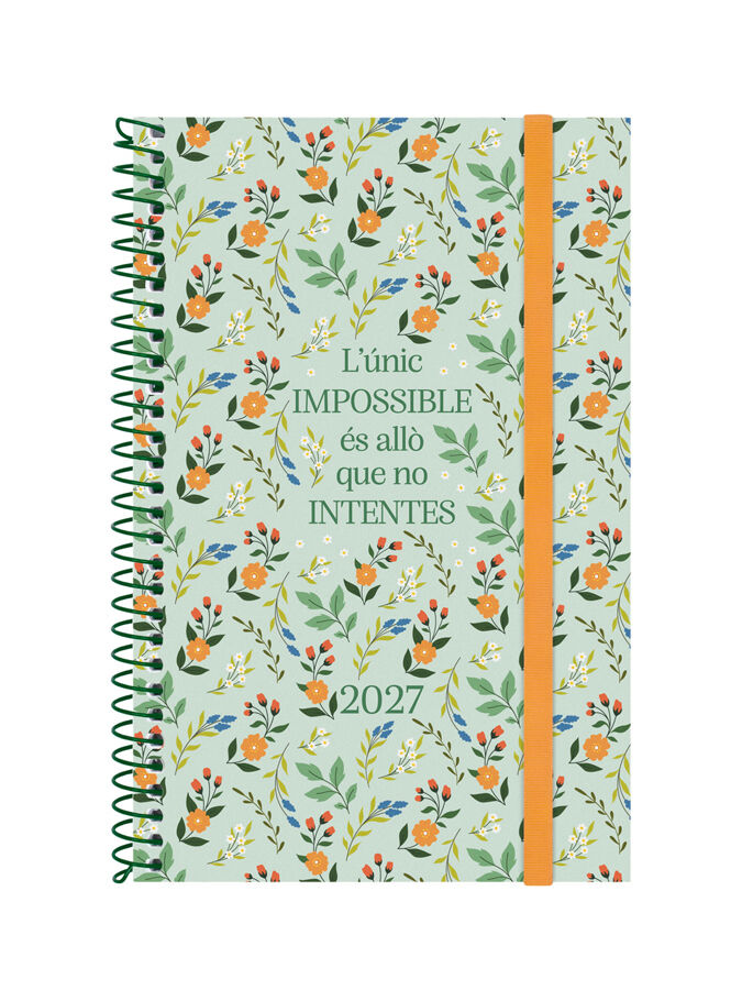 Agenda Finocam Design Collection Semana Vista Horizontal 2027 Catal&aacute;n Lema