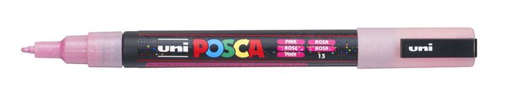 Rotuladores Posca PC-3M glitter 8 colores