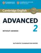 Advanced 2 Student's Book Cambridge