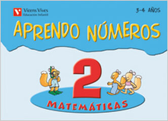 Aprendo N&uacute;meros 2 Infantil 3 A&ntilde;os