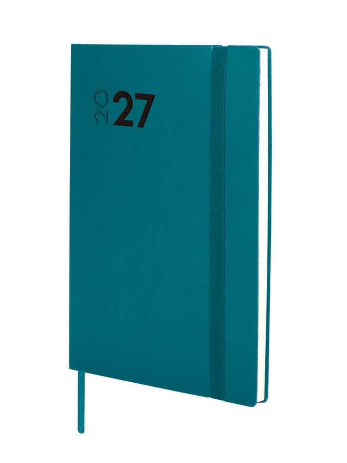 Agenda Finocam Mara Semana Vista Vertical 2027 Catal&aacute;n Turquesa