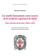 Los studia humanitatis como esencia de la tradici&oacute;n espiritual de Italia