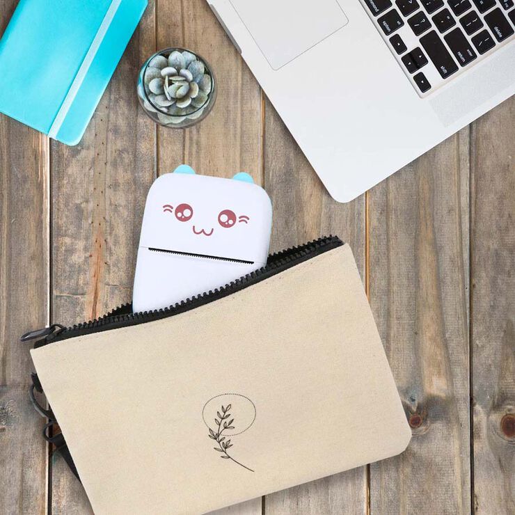 Impressora Mini Funny Kawai blau