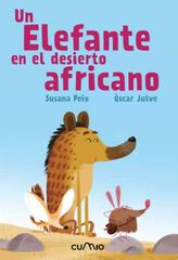 Un elefante en el desierto africano Un elefante en el desierto africano