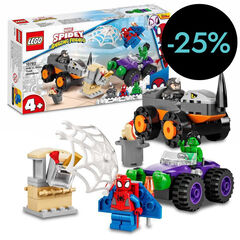 LEGO® Súper Herois Camió de combat Hulk contra Rhino 10782