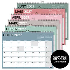 Calendario Miquelrius Pared A3 Catal&aacute;n 2027 Chromat