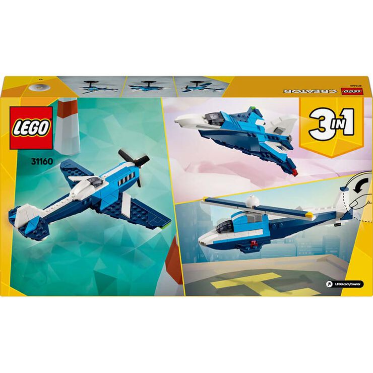 LEGO® LEGO Creator Aeronave: Avión de Carreras 31160