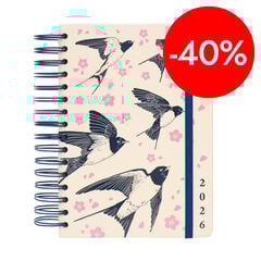 Agenda Kokonote d&iacute;a/p&aacute;g ingl&eacute;s 2026 Muse Wabi Sabi