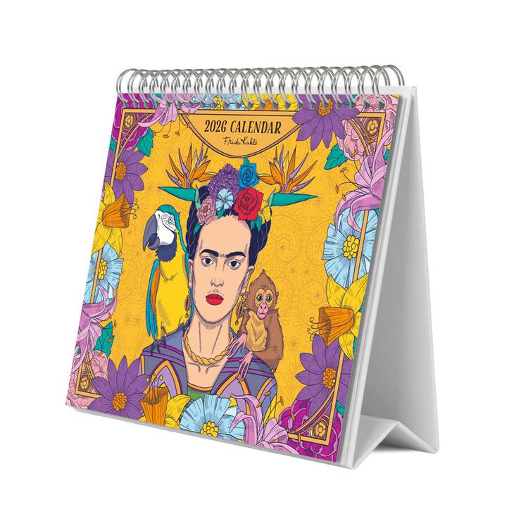 Calendario sobremesa 2026 19,5x16,5 Frida Kahlo
