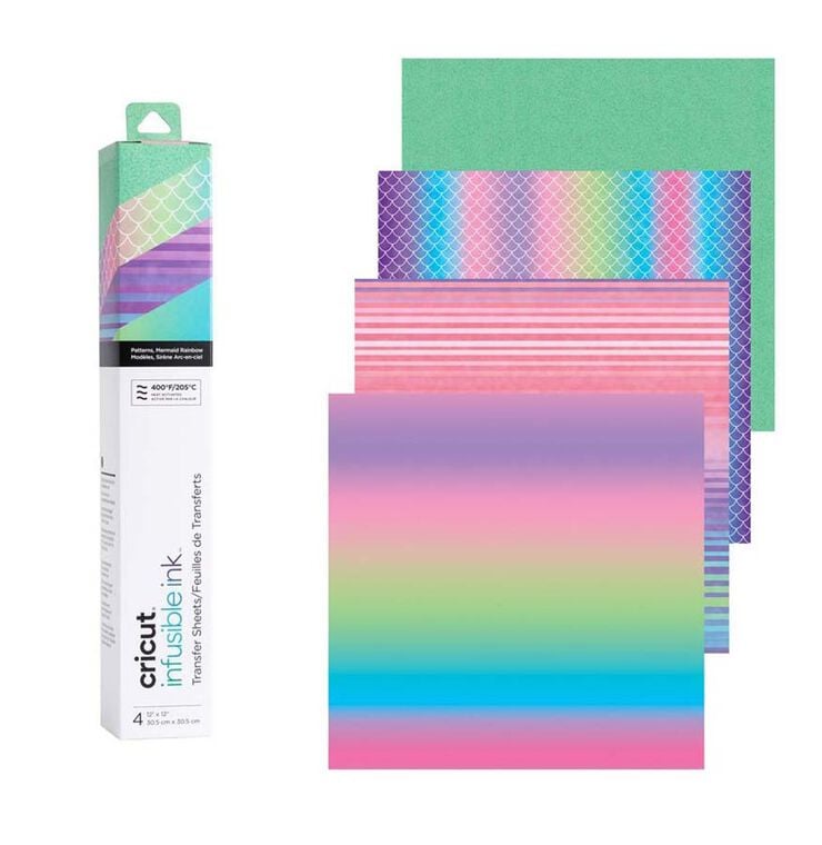 Cricut Infusible Ink Transfer Mermaid 4 hojas