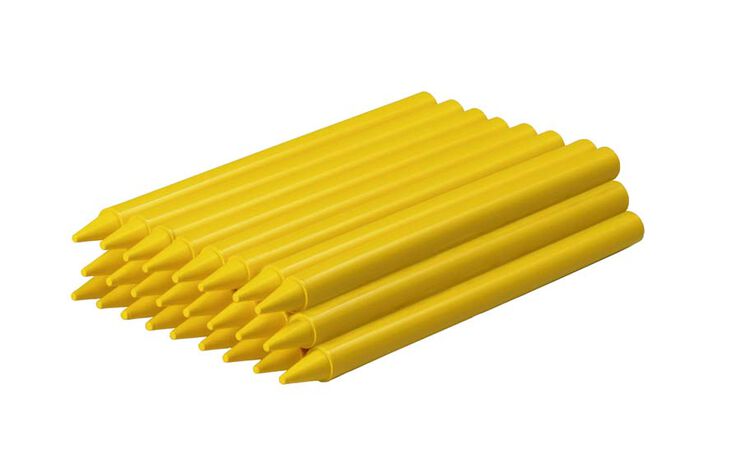Ceras plásticas Jovi Plasticolor amarillo 25u