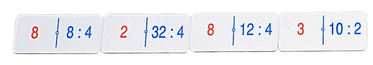 Juego de matemáticas Nardil Domino multiplicación-división Juego de matemáticas Nardil Domino multiplicación-división