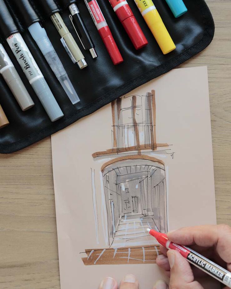 Set Urban Sketching Juan Linares