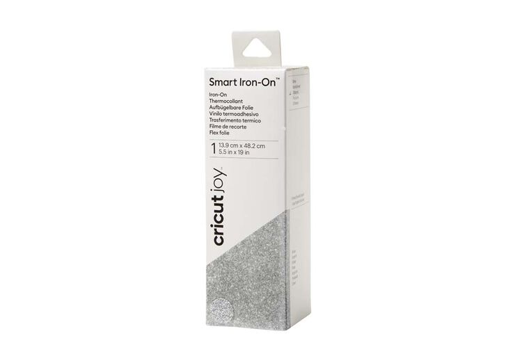Joy Smart Iron-On 14x48cm plata glitter