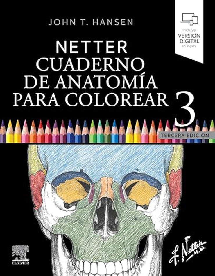Netter. Cuaderno de anatomía para colorear