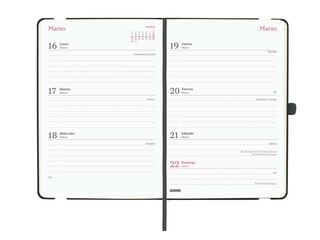 Agenda Finocam 16 meses Capri F4 sem/vista cas 2025-26 negro