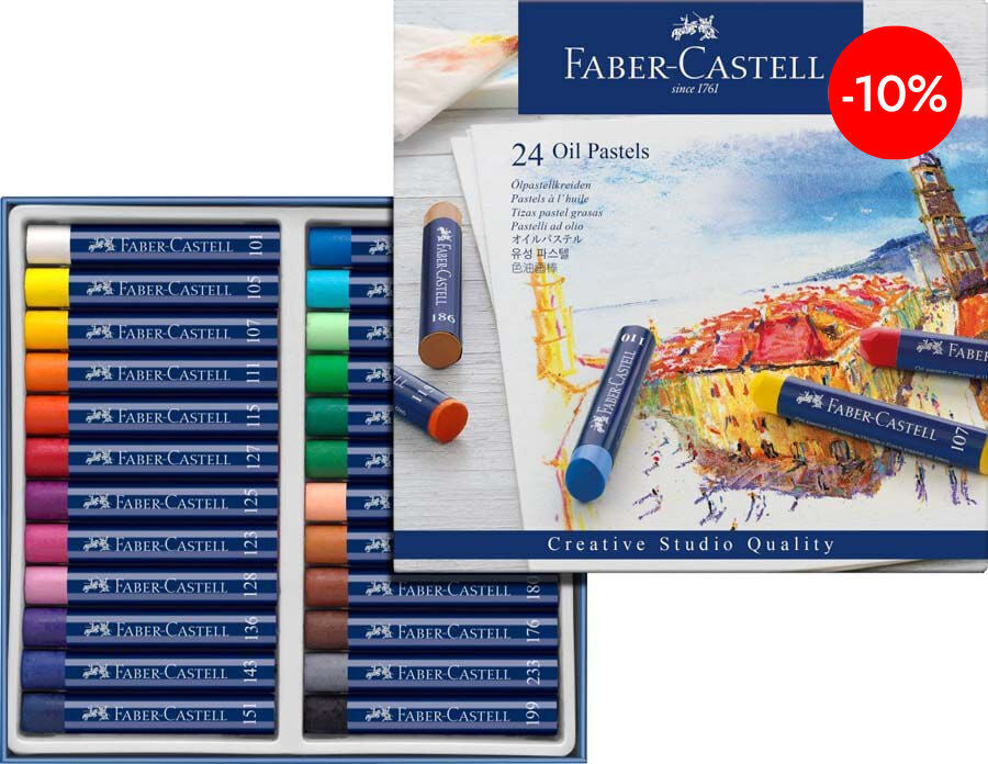 Pastels oli Faber-Castell 24 colors