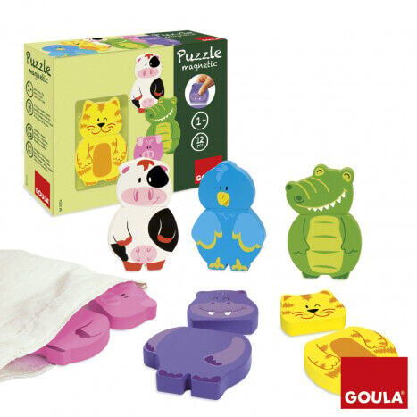 Puzle magn&eacute;tico de animales