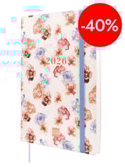 Agenda Finocam 16 mesos Dotted Y10 setm/vista mult 2025-26 bloom