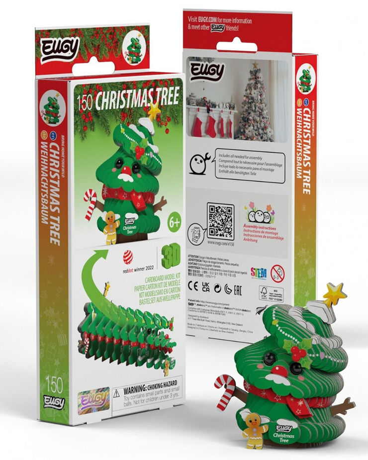 Maqueta de cart&oacute; Arbre de Nadal