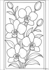 Sello Ex-Libris con mango Orqu&iacute;dea