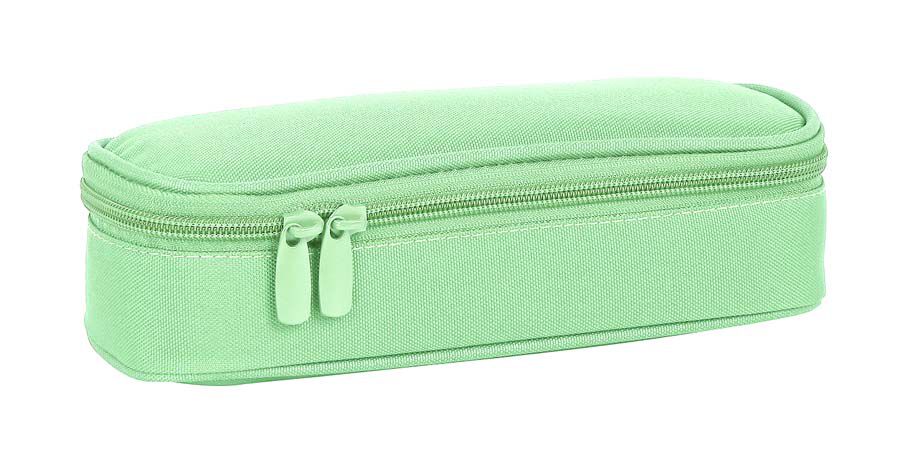 Estuche oval Safta Casual verde menta