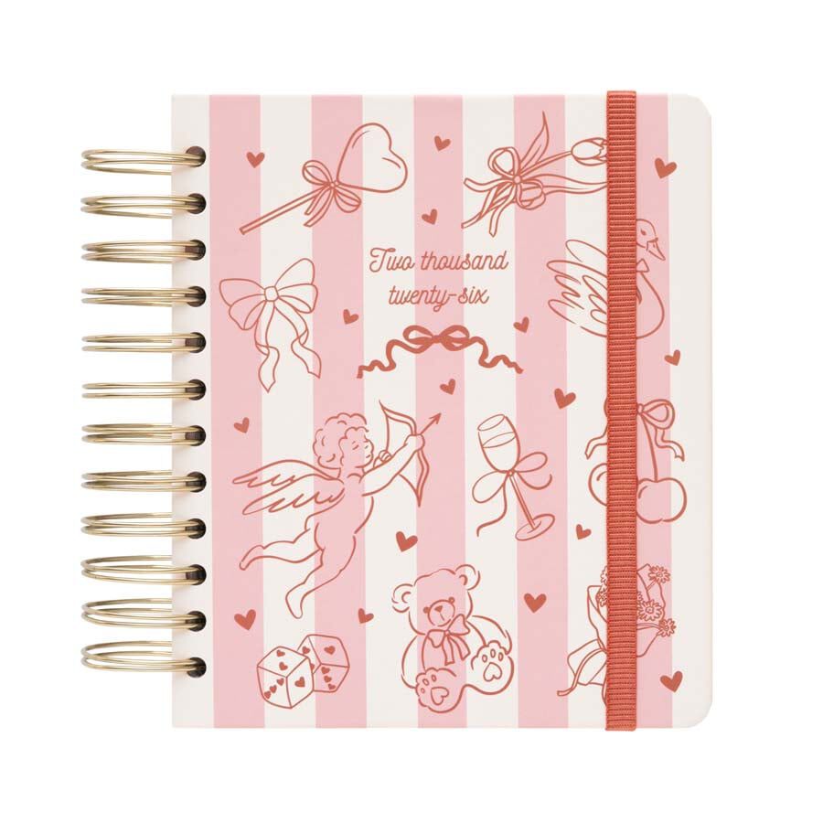 Agenda Kokonote d&iacute;a/p&aacute;g ingl&eacute;s 2026 Venus Coquette