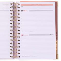 Agenda escolar Mr. Wonderful Office día/pág cas 2025-26 La vida es AHORA