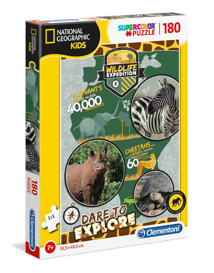 Puzle National Geographic - Wildlife Expedition (180 piezas)