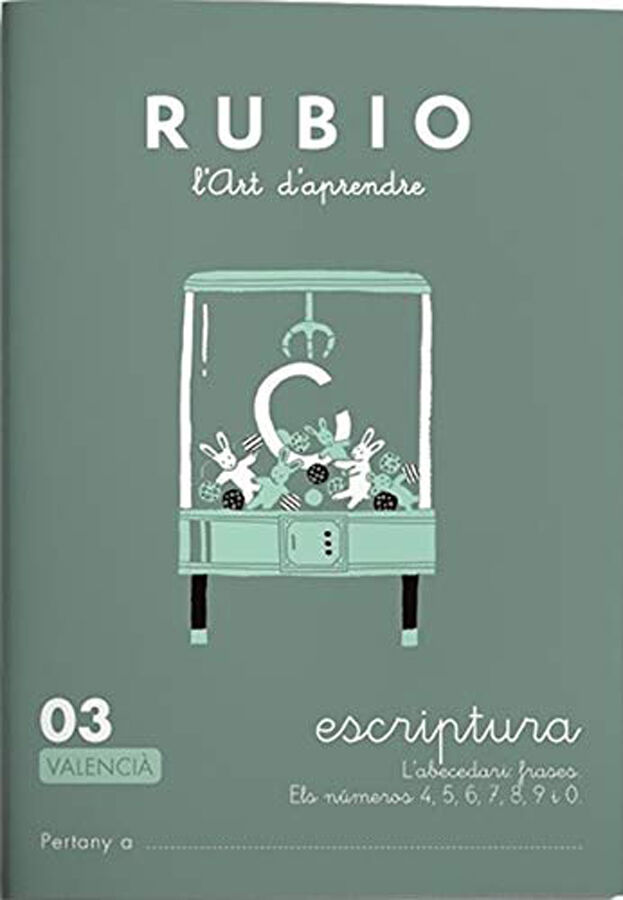 Escriptura 03 (Valenci&agrave;) Rubio