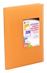 Carpeta 40 fundas A4 Carchiplas Book naranja