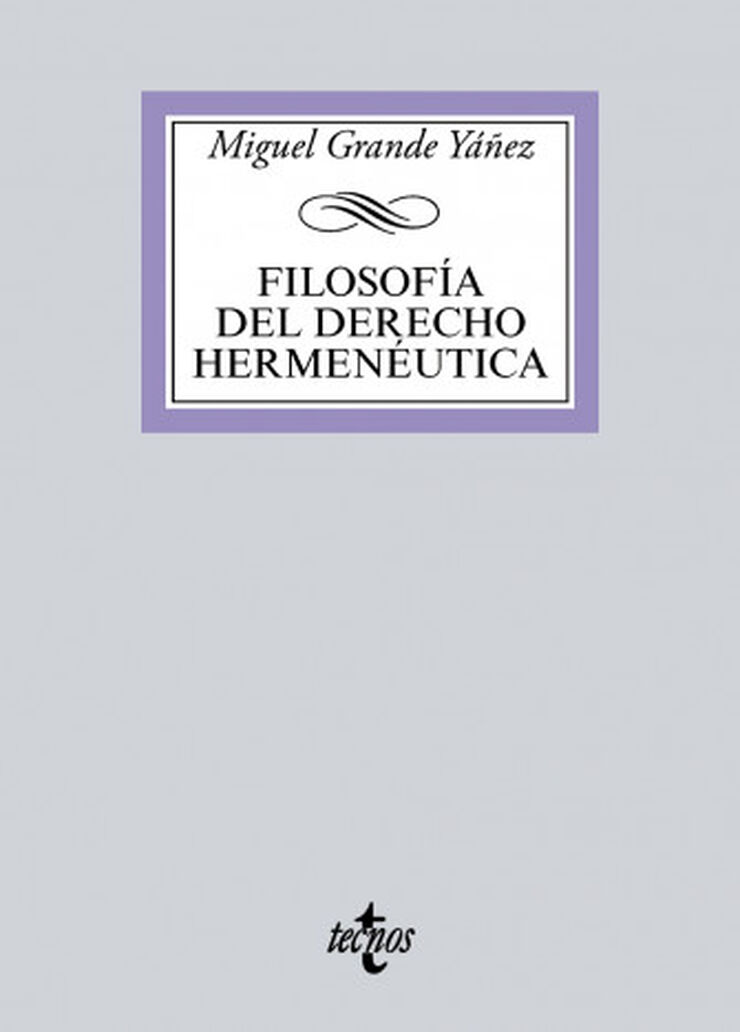 Filosofía del Derecho hermenéutica